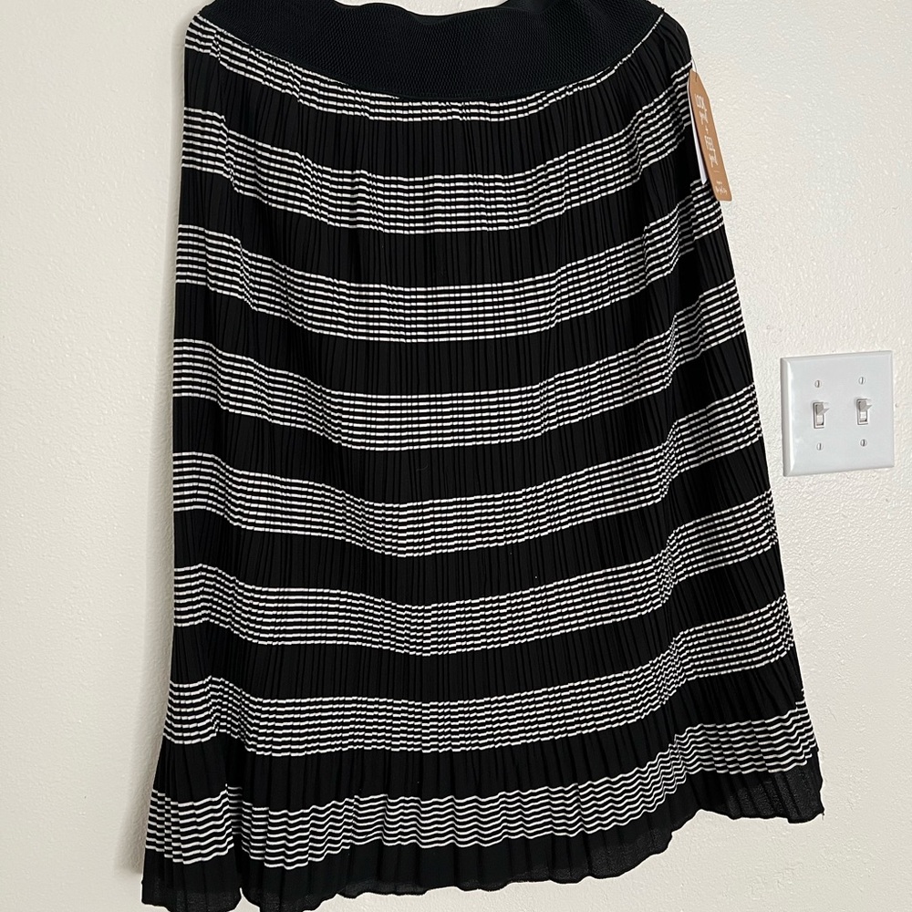 Andi + James Black & White Skirt